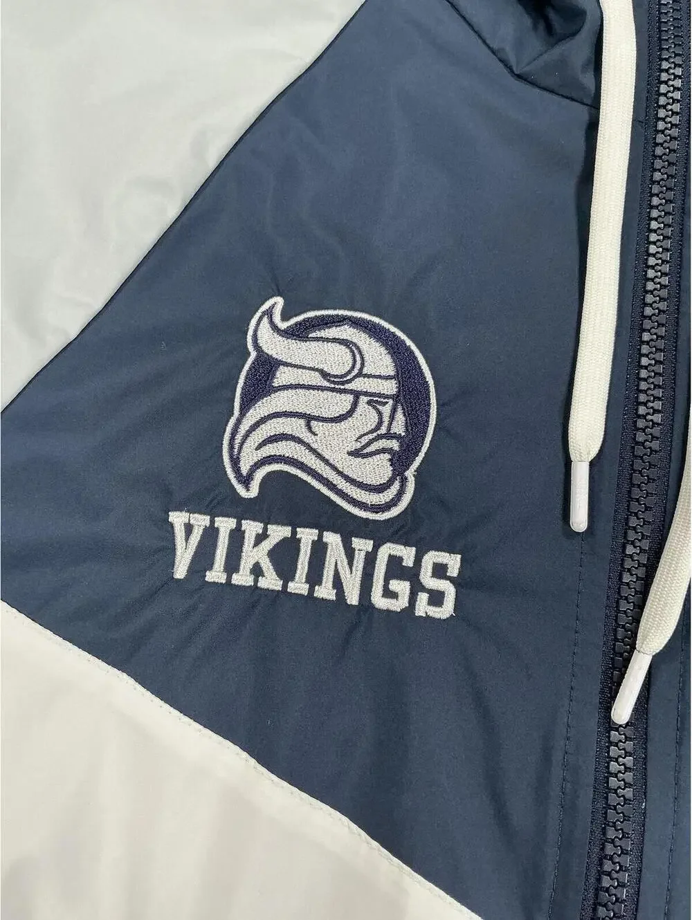 Nike Vikings Colorblock Windbreaker Jacket with Hood (470)‎